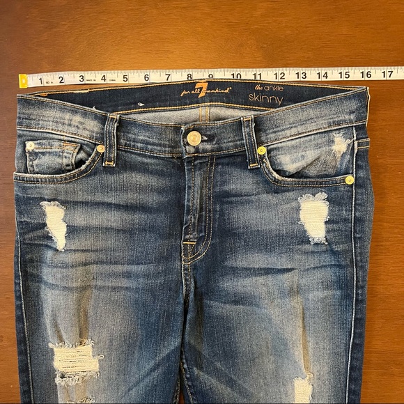 7 FOR ALL MANKIND | Ankle Skinny Jeans - Picture 5 of 10